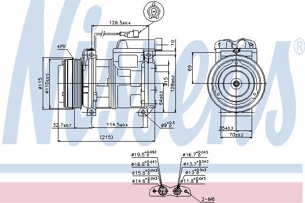 Nissens 89413 Compressor 89413: Buy near me at 2407.PL in Poland at an Affordable price!