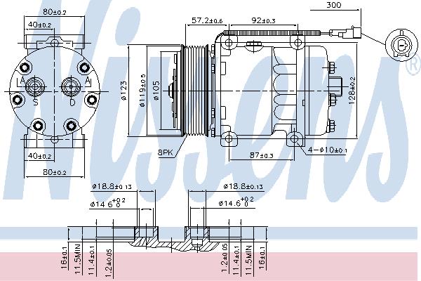 Nissens 89416 Compressor 89416: Buy near me at 2407.PL in Poland at an Affordable price!