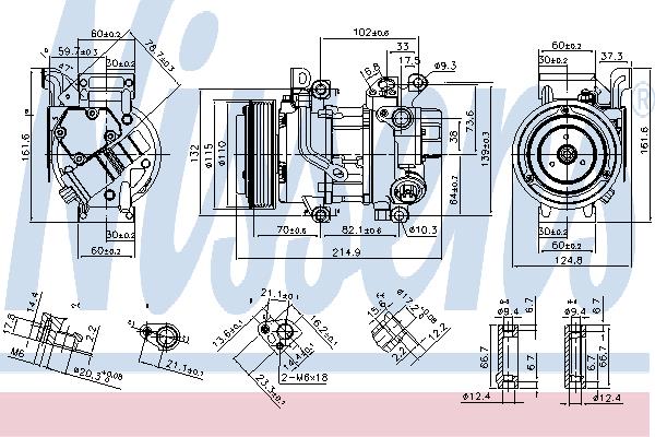 Nissens 89528 Compressor 89528: Buy near me at 2407.PL in Poland at an Affordable price!