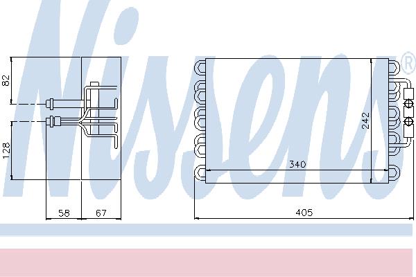 Nissens 92063 Испаритель кондиционера 92063: Отличная цена - Купить в Польше на 2407.PL!