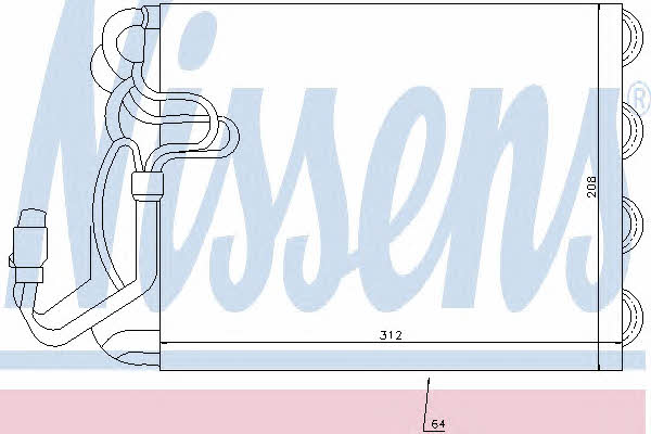 Nissens 92247 Испаритель кондиционера 92247: Отличная цена - Купить в Польше на 2407.PL!