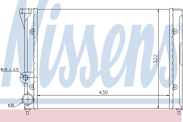 Nissens 65288 Chłodnica, układ chłodzenia silnika 65288: Dobra cena w Polsce na 2407.PL - Kup Teraz!