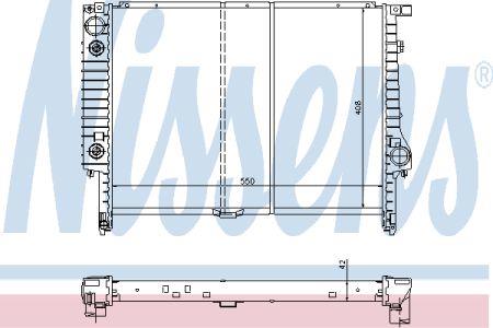 Nissens 60792 Radiator, engine cooling 60792: Buy near me in Poland at 2407.PL - Good price!