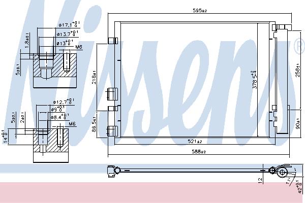 Nissens 940404 Радиатор кондиционера (Конденсатор) 940404: Отличная цена - Купить в Польше на 2407.PL!