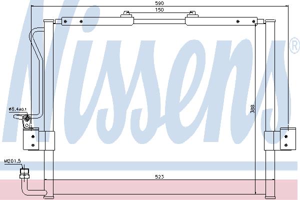 Nissens 94417 Cooler Module 94417: Buy near me in Poland at 2407.PL - Good price!