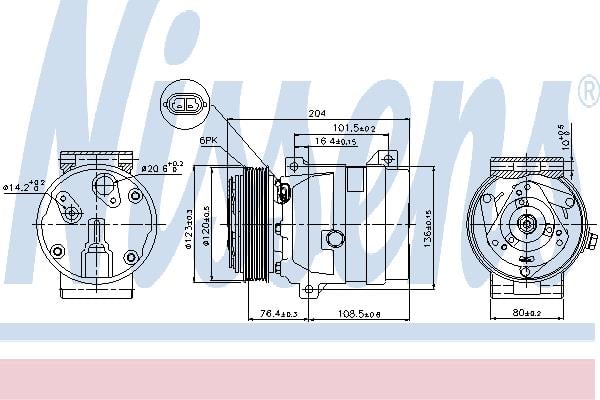 Nissens 89063 Compressor 89063: Buy near me at 2407.PL in Poland at an Affordable price!