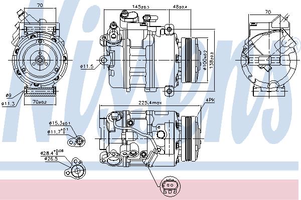 Nissens 89116 Компресор кондиціонера 89116: Купити у Польщі - Добра ціна на 2407.PL!