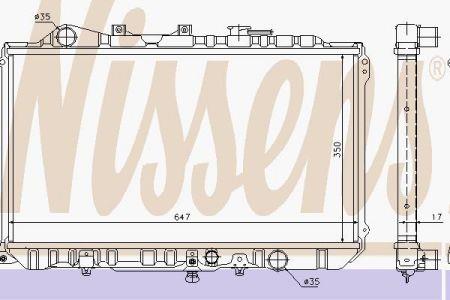 Nissens 62499 Радиатор охлаждения двигателя 62499: Отличная цена - Купить в Польше на 2407.PL!