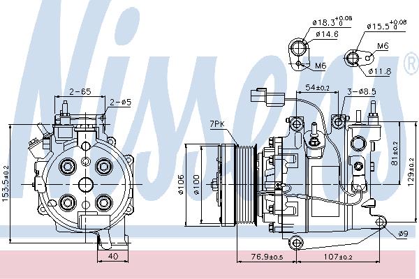Nissens 89246 Compressor 89246: Buy near me at 2407.PL in Poland at an Affordable price!