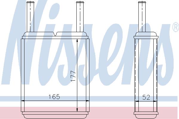 Nissens 71956 Heat exchanger, interior heating 71956: Buy near me in Poland at 2407.PL - Good price!