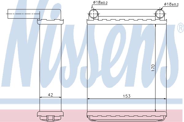 Nissens 72038 Wärmetauscher, innenraumheizung 72038: Kaufen Sie zu einem guten Preis in Polen bei 2407.PL!