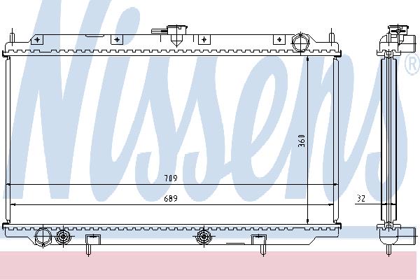 Nissens 62924A Kühler motorkühlung 62924A: Kaufen Sie zu einem guten Preis in Polen bei 2407.PL!