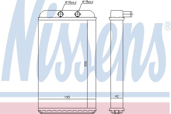 Nissens 73986 Радіатор опалювача салону 73986: Купити у Польщі - Добра ціна на 2407.PL!
