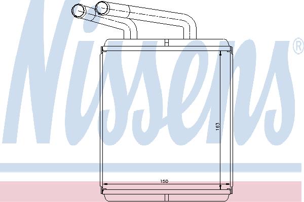 Nissens 77617 Радіатор опалювача салону 77617: Приваблива ціна - Купити у Польщі на 2407.PL!