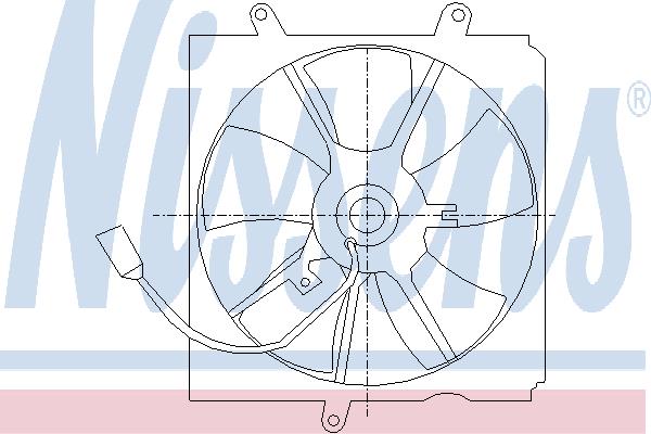 Nissens 85012 Hub, engine cooling fan wheel 85012: Buy near me in Poland at 2407.PL - Good price!