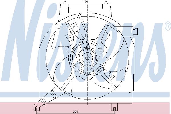 Nissens 85218 Hub, engine cooling fan wheel 85218: Buy near me in Poland at 2407.PL - Good price!