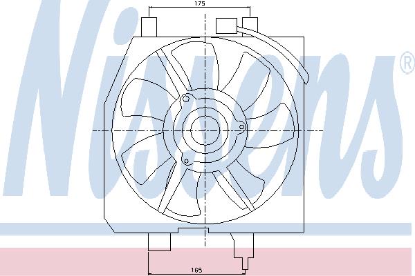 Nissens 85275 Hub, engine cooling fan wheel 85275: Buy near me at 2407.PL in Poland at an Affordable price!