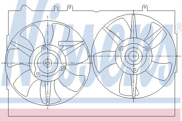 Nissens 85276 Hub, engine cooling fan wheel 85276: Buy near me in Poland at 2407.PL - Good price!