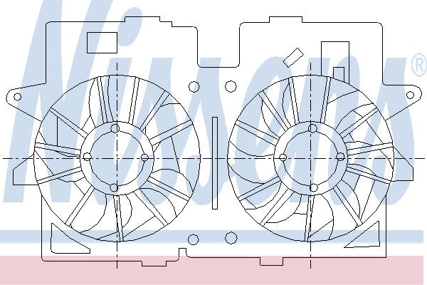 Nissens 85278 Hub, engine cooling fan wheel 85278: Buy near me in Poland at 2407.PL - Good price!