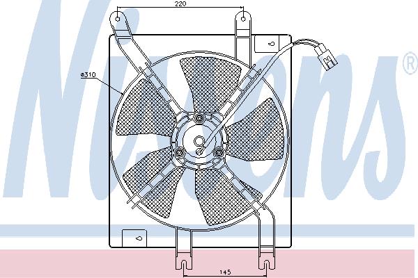 Nissens 85356 Hub, engine cooling fan wheel 85356: Buy near me in Poland at 2407.PL - Good price!