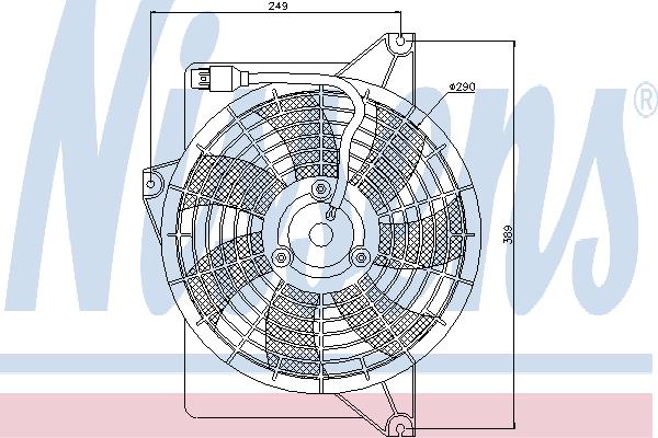 Nissens 85372 Вентилятор радиатора охлаждения 85372: Отличная цена - Купить в Польше на 2407.PL!