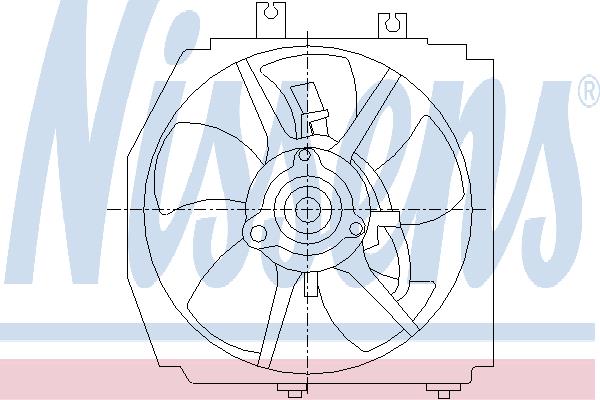 Nissens 85381 Hub, engine cooling fan wheel 85381: Buy near me in Poland at 2407.PL - Good price!