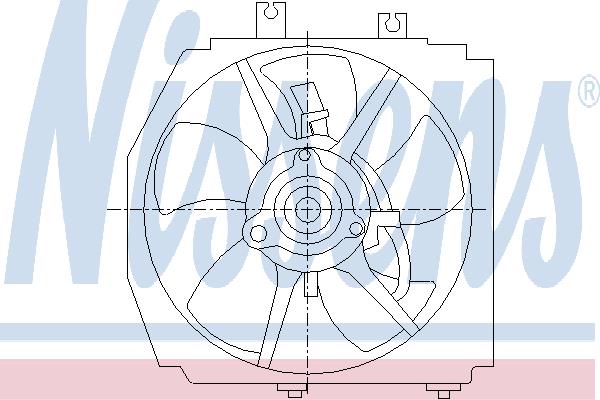 Nissens 85381 Piasta, koło wentylatora chłodzenia silnika 85381: Dobra cena w Polsce na 2407.PL - Kup Teraz!