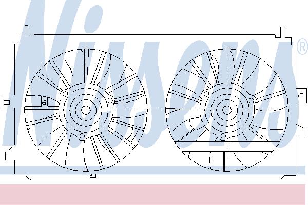 Nissens 85400 Вентилятор радіатора охолодження 85400: Приваблива ціна - Купити у Польщі на 2407.PL!