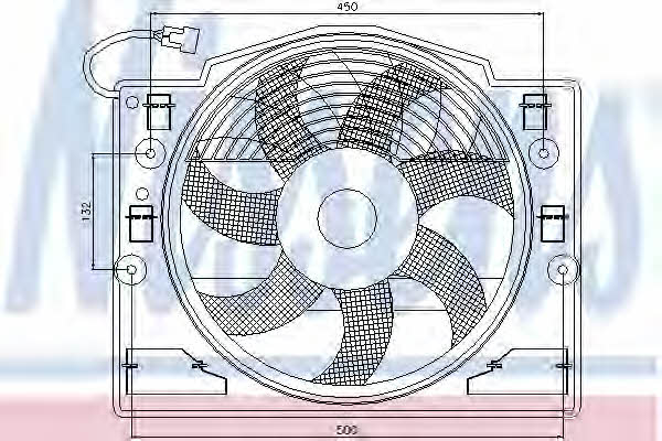 Nissens 85420 Вентилятор радіатора охолодження 85420: Приваблива ціна - Купити у Польщі на 2407.PL!