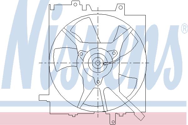 Nissens 85490 Hub, engine cooling fan wheel 85490: Buy near me in Poland at 2407.PL - Good price!