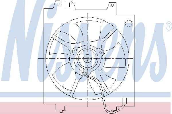 Nissens 85494 Hub, engine cooling fan wheel 85494: Buy near me in Poland at 2407.PL - Good price!