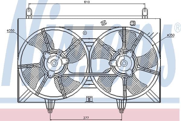 Nissens 85615 Вентилятор радиатора охлаждения 85615: Купить в Польше - Отличная цена на 2407.PL!