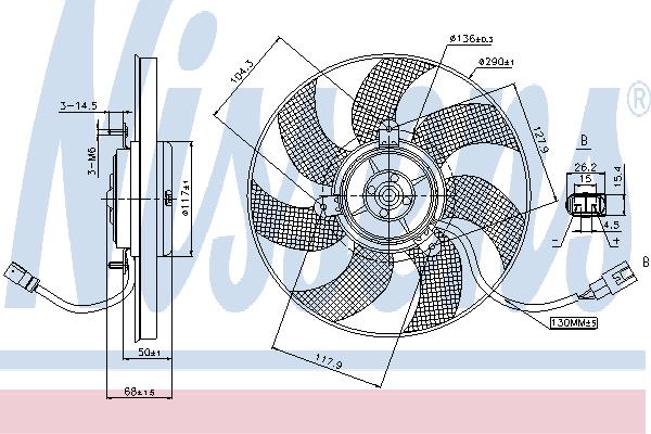 Nissens 85680 Вентилятор радиатора охлаждения 85680: Отличная цена - Купить в Польше на 2407.PL!