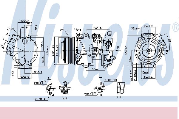 Nissens 890141 Compressor 890141: Buy near me at 2407.PL in Poland at an Affordable price!