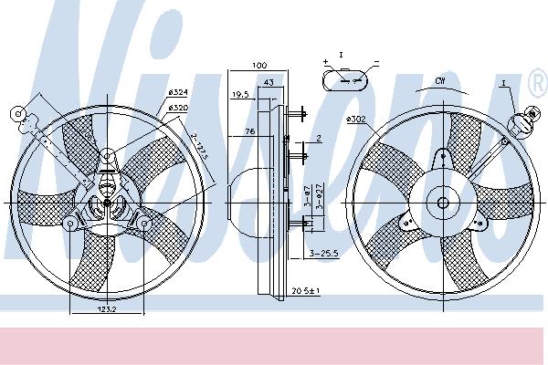 Nissens 85759 Hub, engine cooling fan wheel 85759: Buy near me in Poland at 2407.PL - Good price!