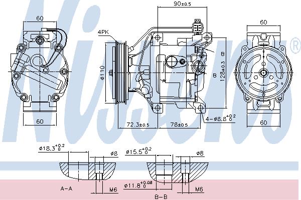 Nissens 890047 Compressor 890047: Buy near me at 2407.PL in Poland at an Affordable price!
