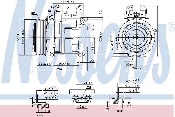 Nissens 890023 Kompressor 890023: Kaufen Sie zu einem guten Preis in Polen bei 2407.PL!