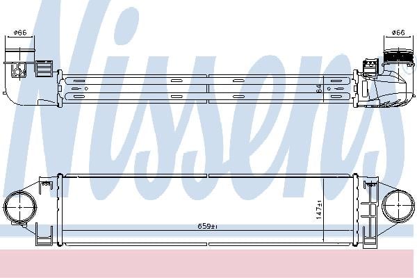Nissens 96368 Chłodnica powietrza doładowującego (intercooler) 96368: Dobra cena w Polsce na 2407.PL - Kup Teraz!