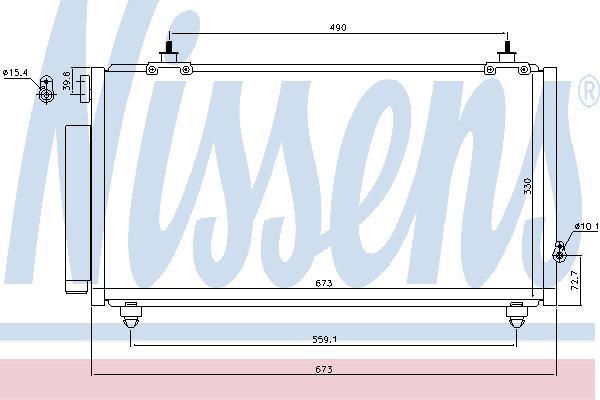 Nissens 940710 Moduł chłodzący 940710: Dobra cena w Polsce na 2407.PL - Kup Teraz!