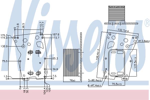 Nissens 90907 Радиатор масляный 90907: Купить в Польше - Отличная цена на 2407.PL!