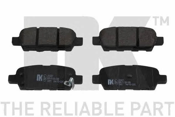 NK 222257 Brake Pad Set, disc brake 222257: Buy near me in Poland at 2407.PL - Good price!