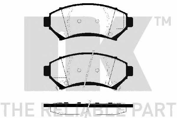 NK 223615 Scheibenbremsbeläge, Set 223615: Kaufen Sie zu einem guten Preis in Polen bei 2407.PL!