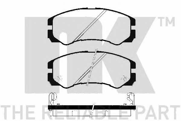 NK 223621 Brake Pad Set, disc brake 223621: Buy near me in Poland at 2407.PL - Good price!