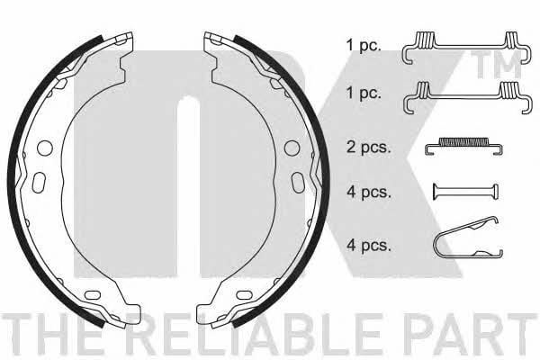 NK 2719754 Parking brake shoes 2719754: Buy near me at 2407.PL in Poland at an Affordable price!