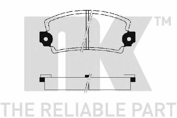NK 223932 Brake Pad Set, disc brake 223932: Buy near me in Poland at 2407.PL - Good price!