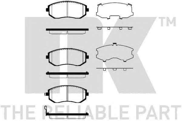 NK 224413 Brake Pad Set, disc brake 224413: Buy near me in Poland at 2407.PL - Good price!