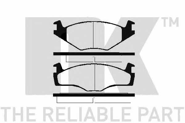 NK 224716 Brake Pad Set, disc brake 224716: Buy near me in Poland at 2407.PL - Good price!