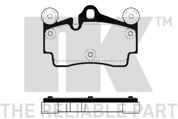NK 224773 Brake Pad Set, disc brake 224773: Buy near me in Poland at 2407.PL - Good price!