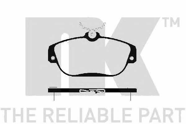 NK 224818 Brake Pad Set, disc brake 224818: Buy near me in Poland at 2407.PL - Good price!