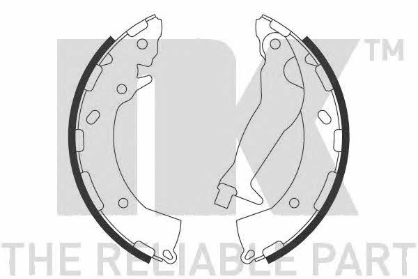 NK 2734789 Parking brake shoes 2734789: Buy near me at 2407.PL in Poland at an Affordable price!